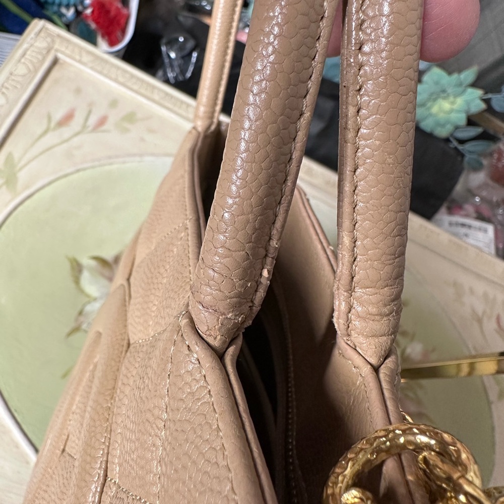 Chanel Beige Caviar Medallion Tote – Gold Hardware - Picture 10 of 14